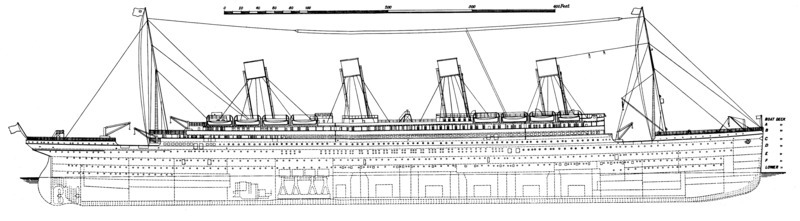 Blueprint of a ship